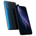 Motorola One Fusion Front and Back Angle View