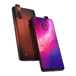 Motorola One Hyper Front and Back Angle View Popup Camera Opened